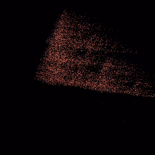 abstract random pixel and color