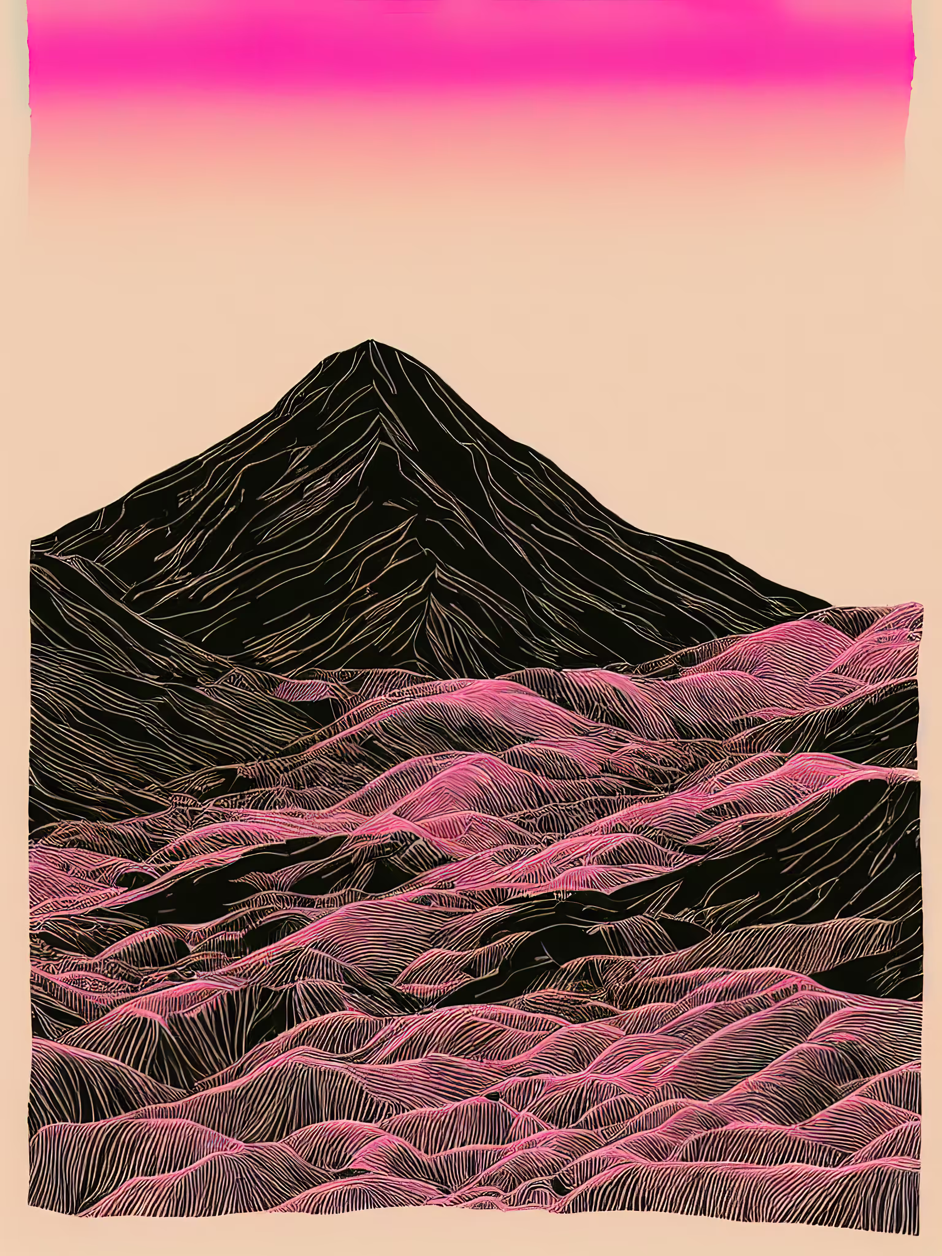 Paisaje rosa #1