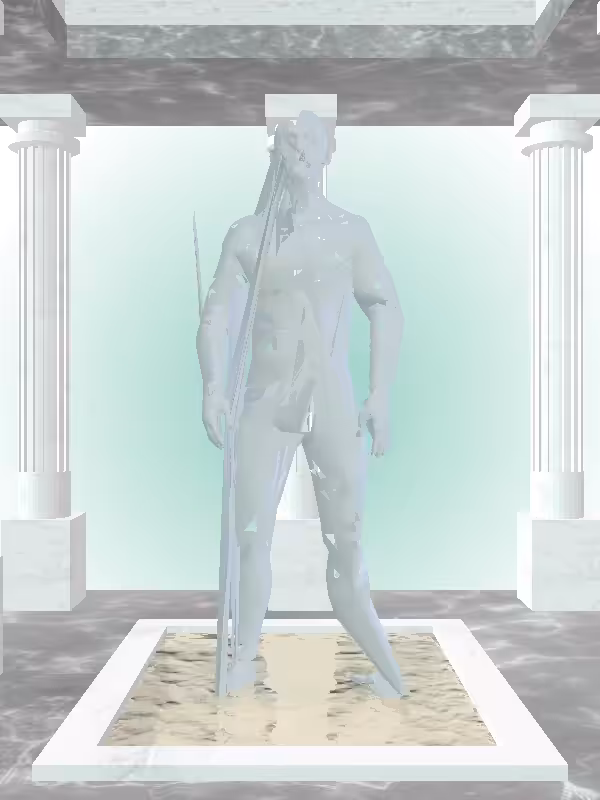 HeavenComputer: The Indifferent Matte Pale Green Man #4778