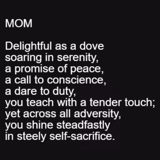 MOM

Delightful as a...