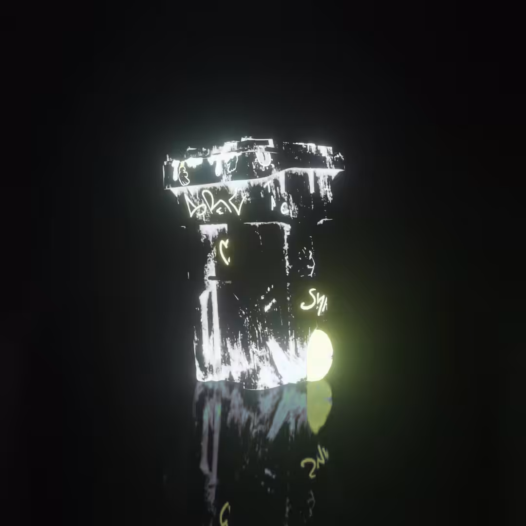 #10 Ice Covered Trash can