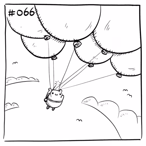 Suicidal Hamster #066 - Balloons