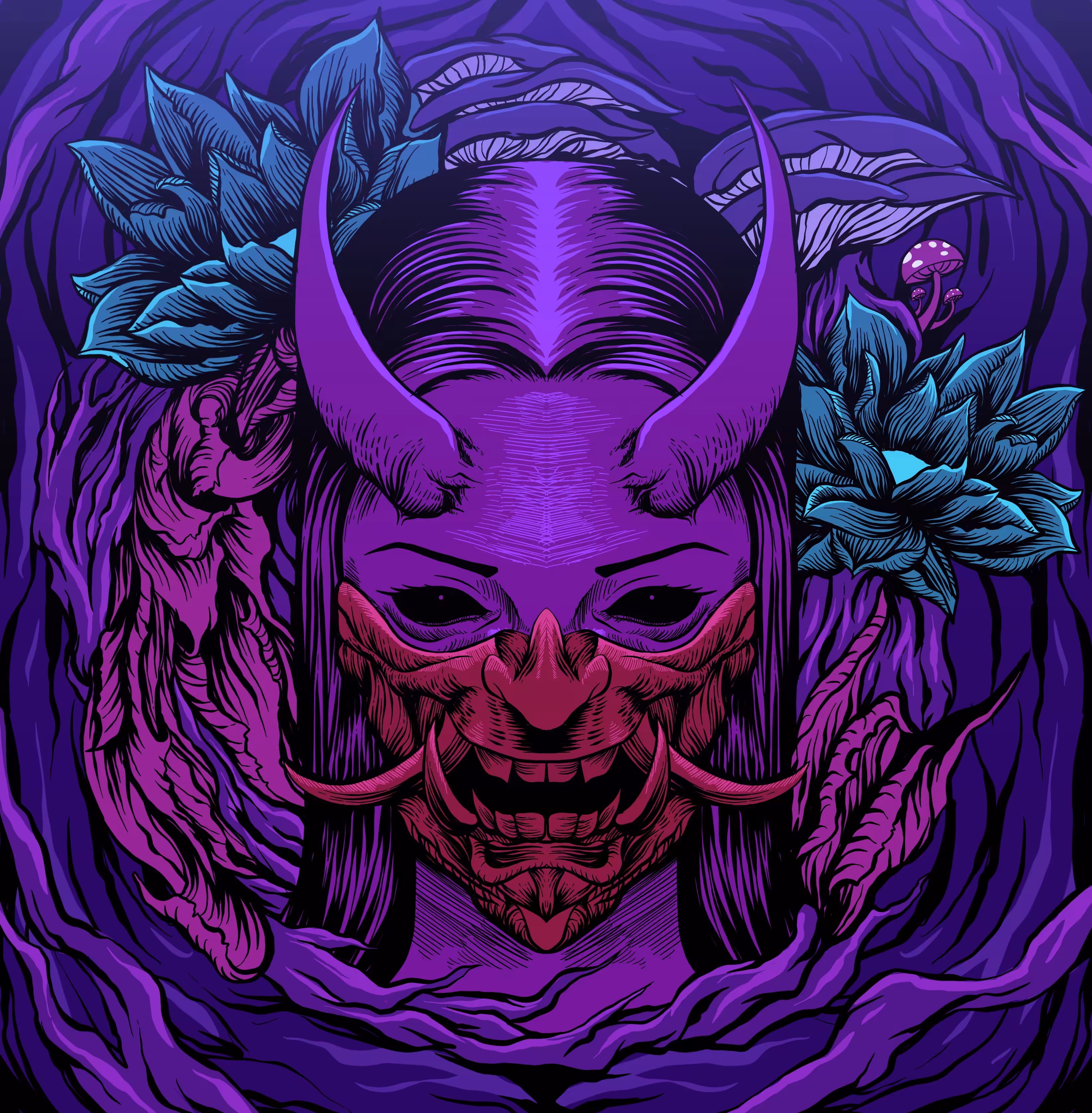 Oni mask #2