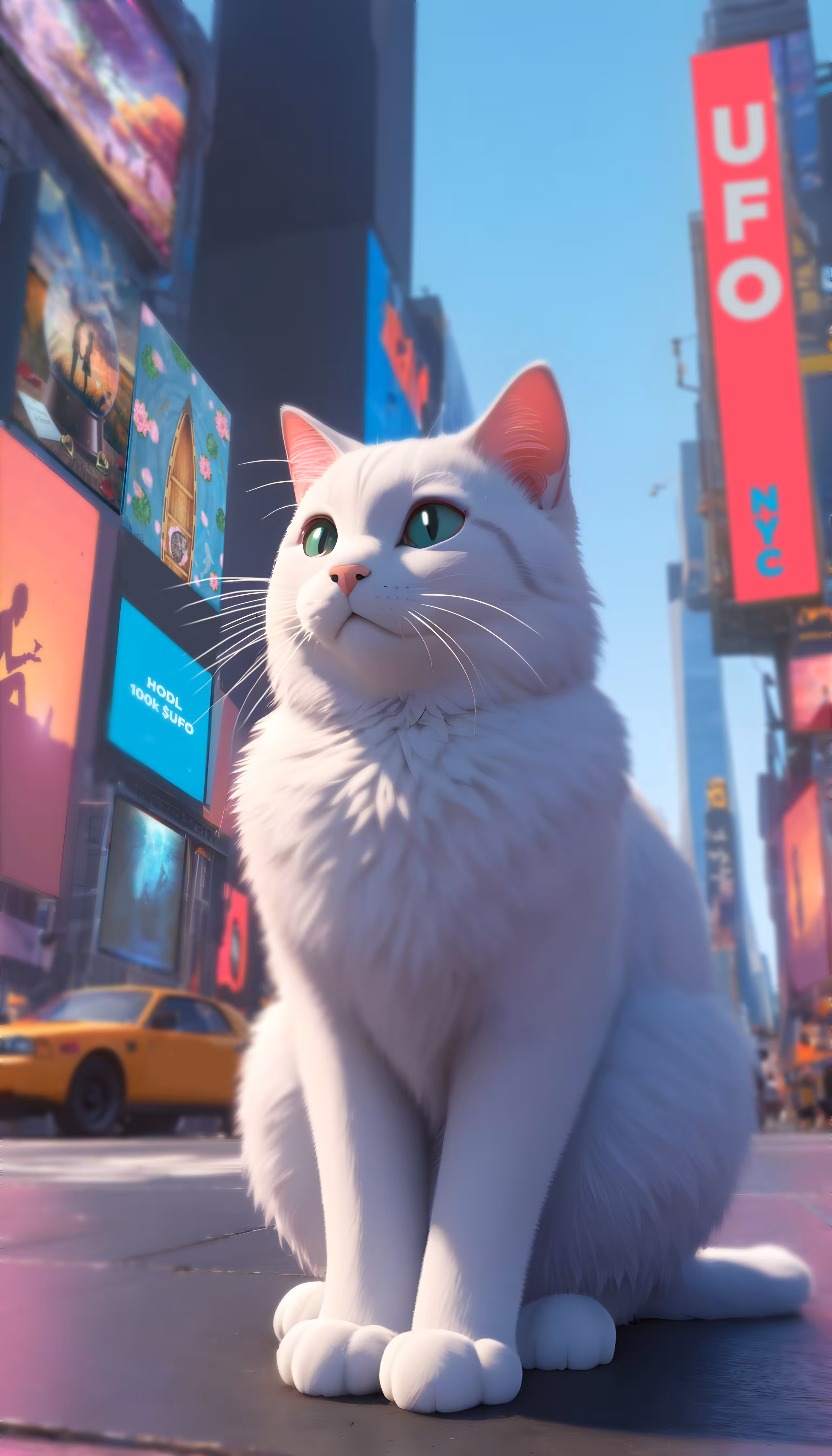 Cat on the street!
