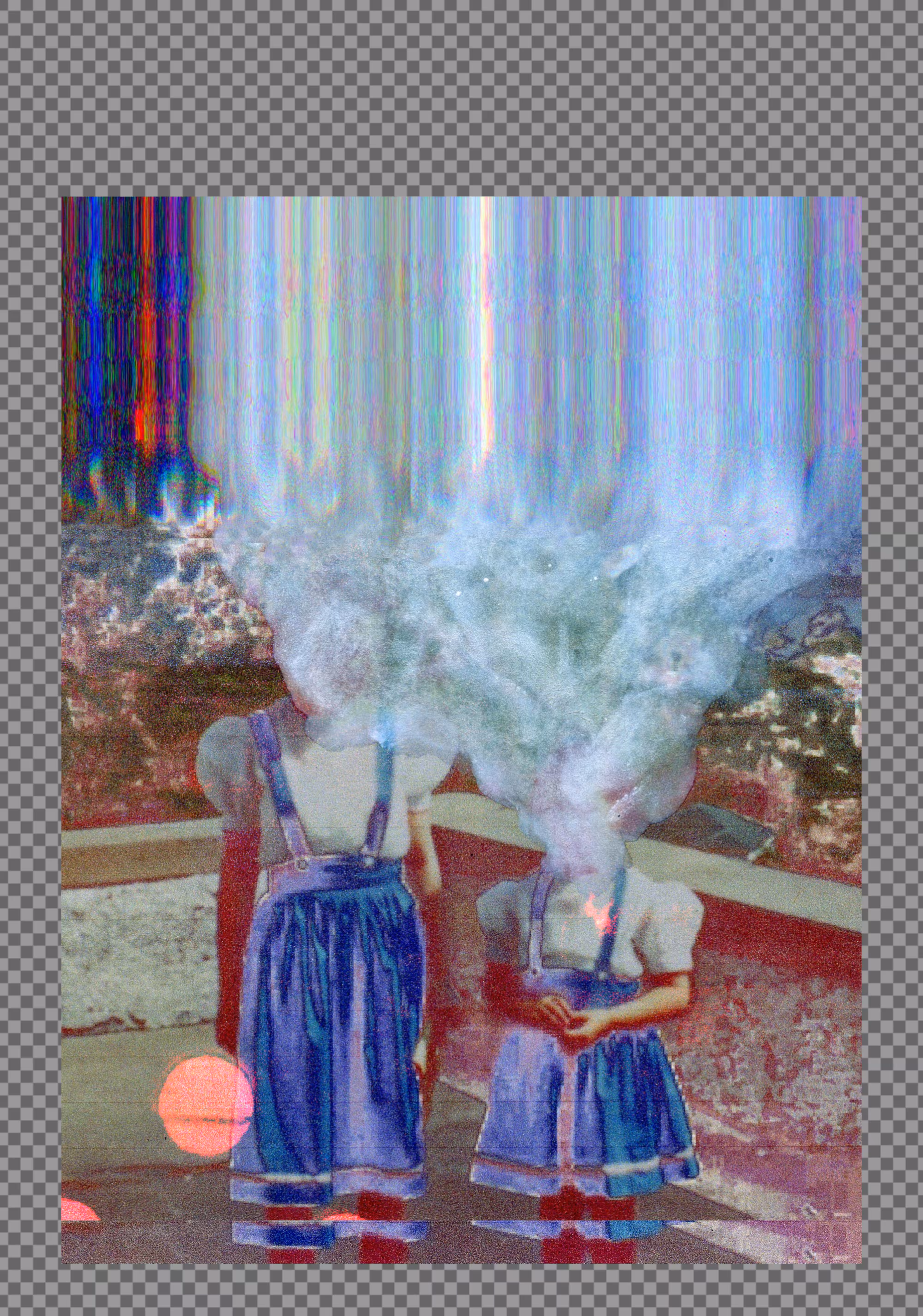 cotton candy burning