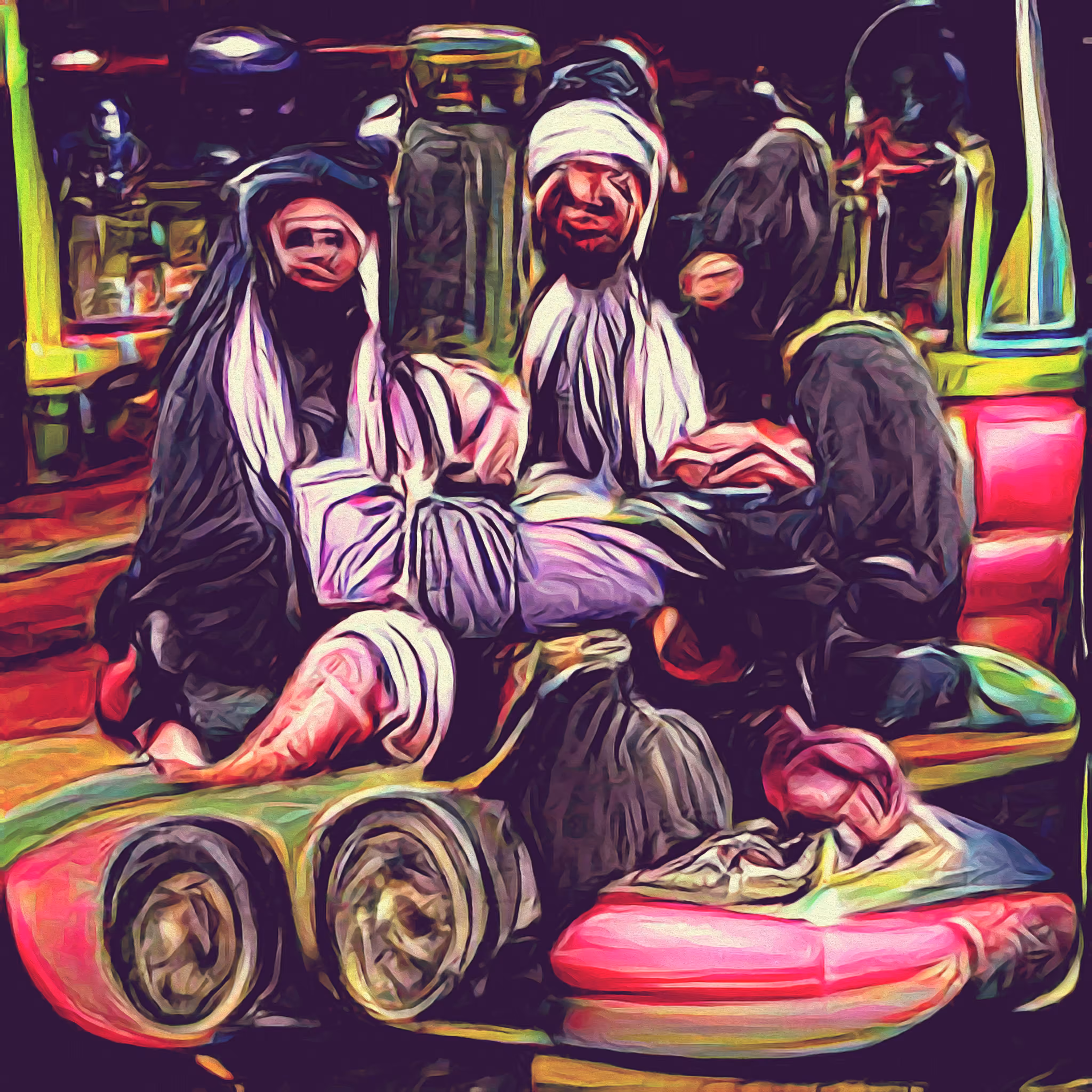 Talibans on bumper cars #1