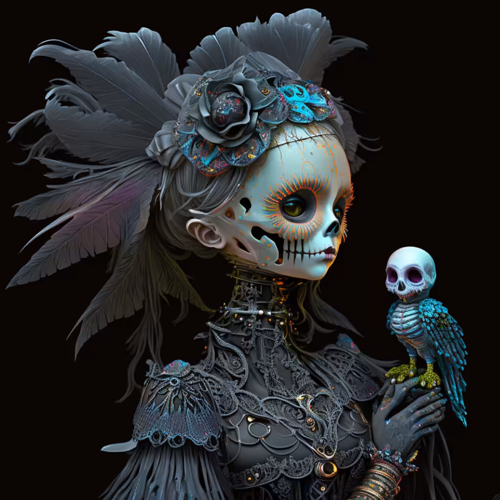 Voodoll with pet #4
