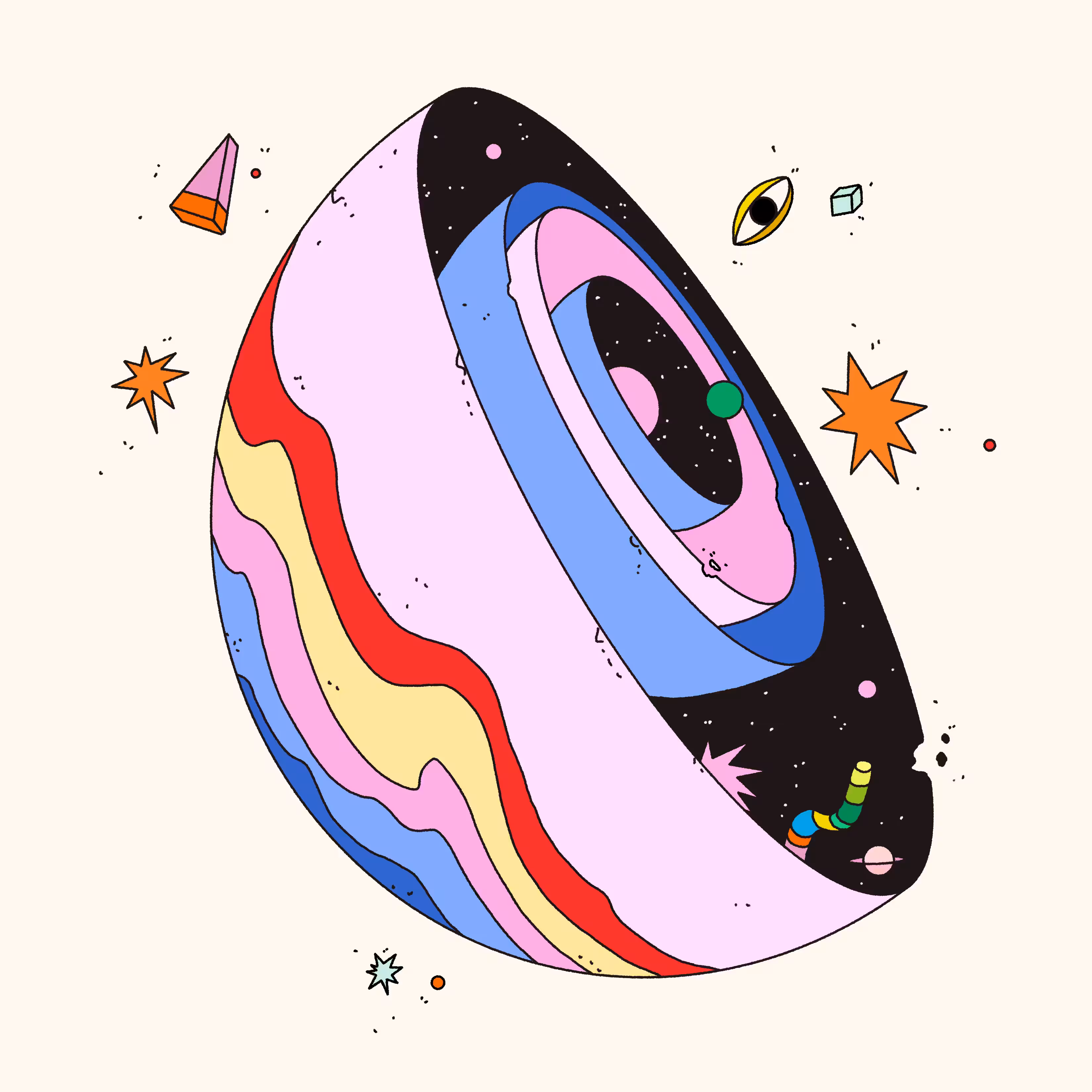 🌈🪐☕️