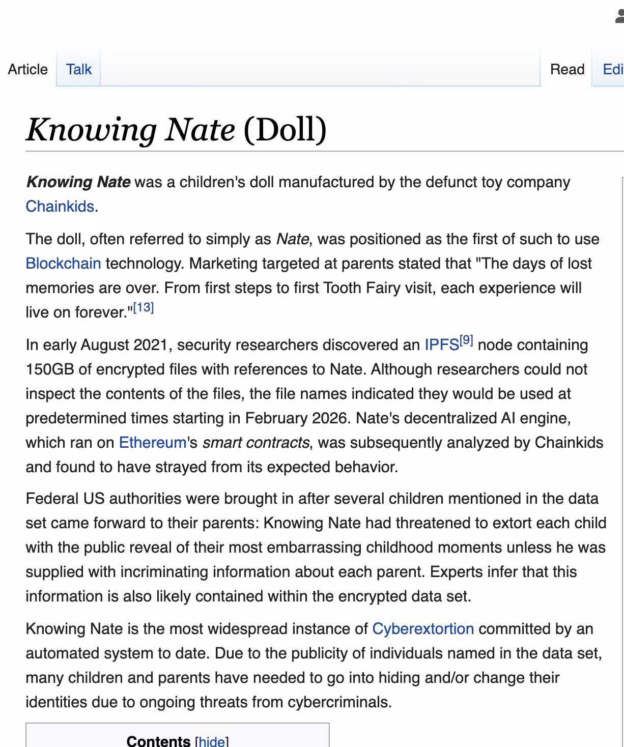 Knowing Nate