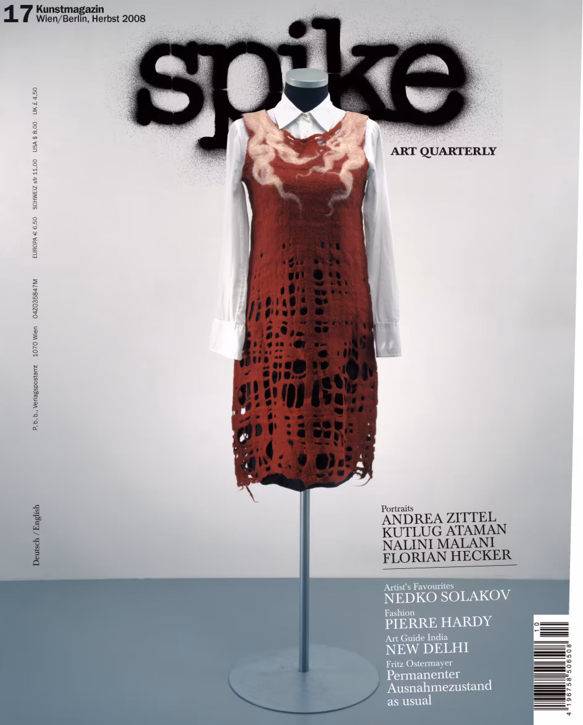 Spike Art Magazine Cover #17