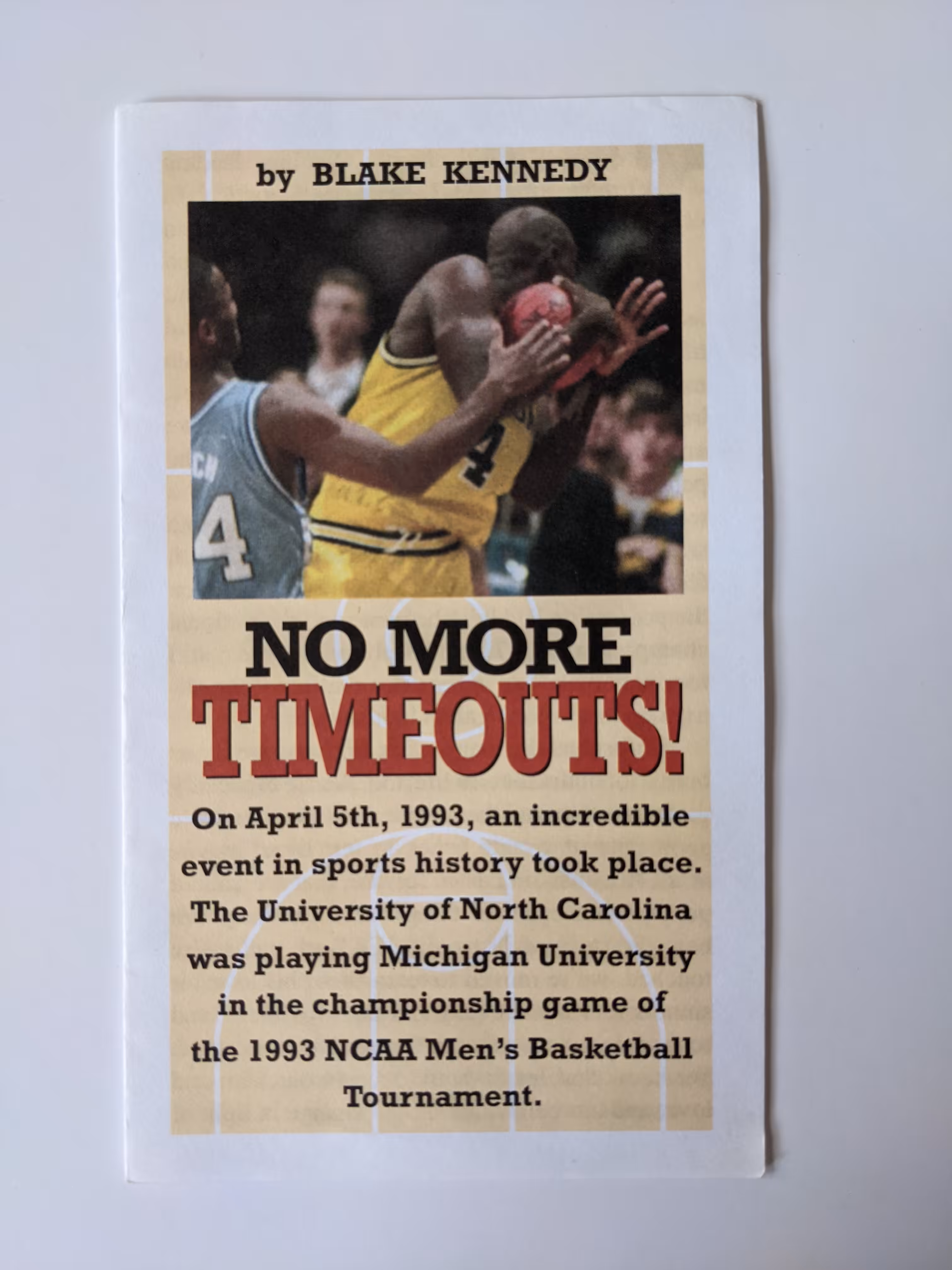 No More Timeouts!