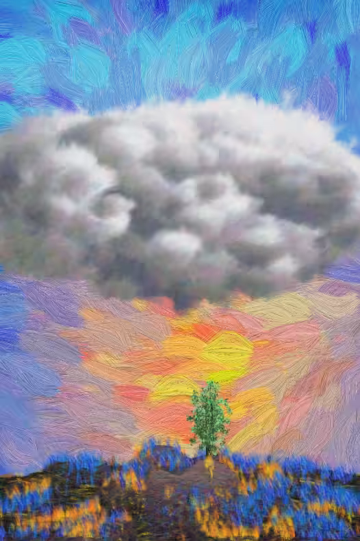Tree and Cloud #2
