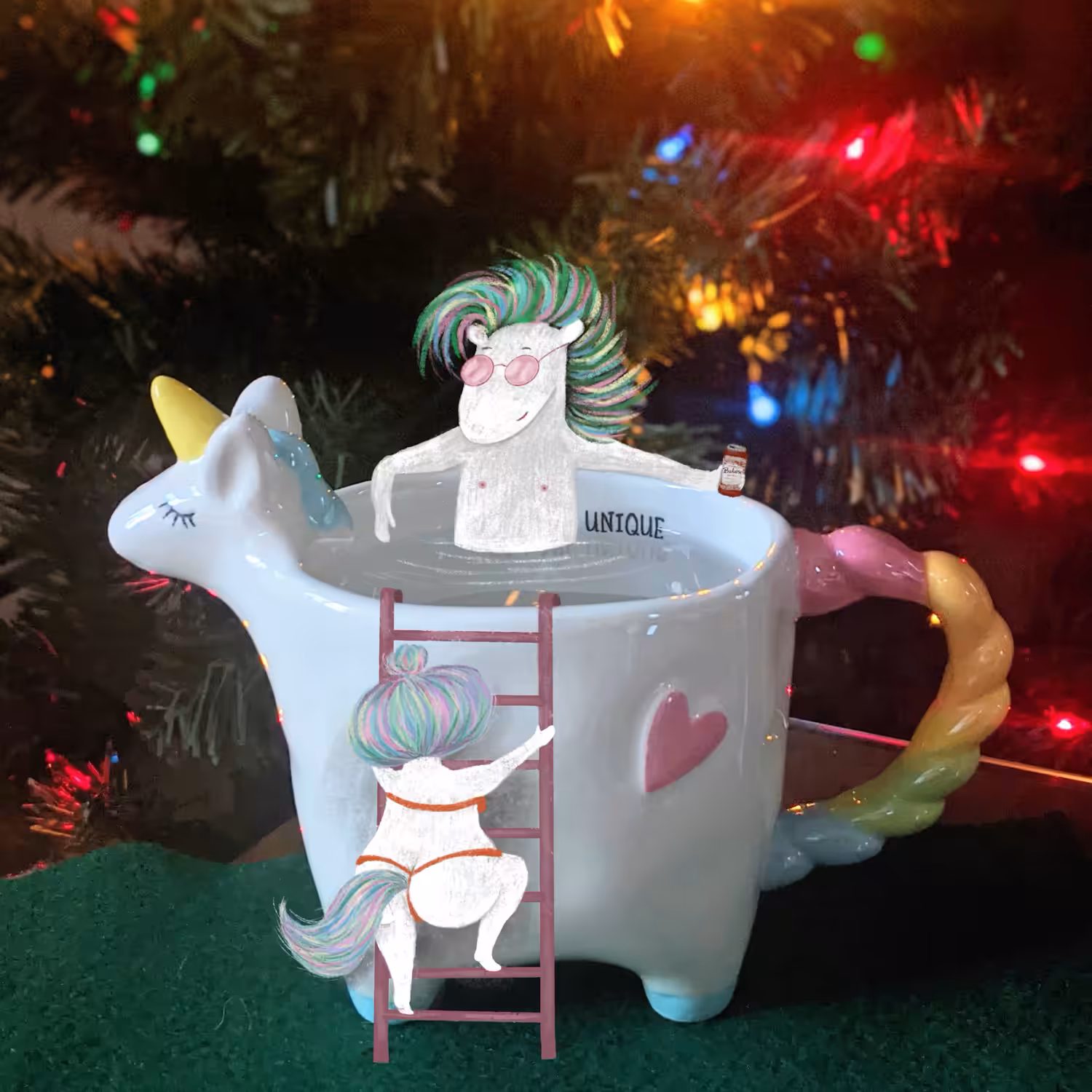 Unicorns chillin