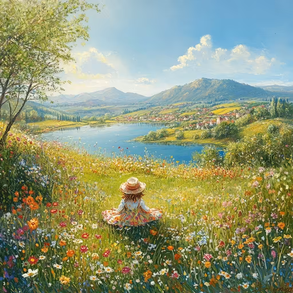 The Valley Where Color Rests