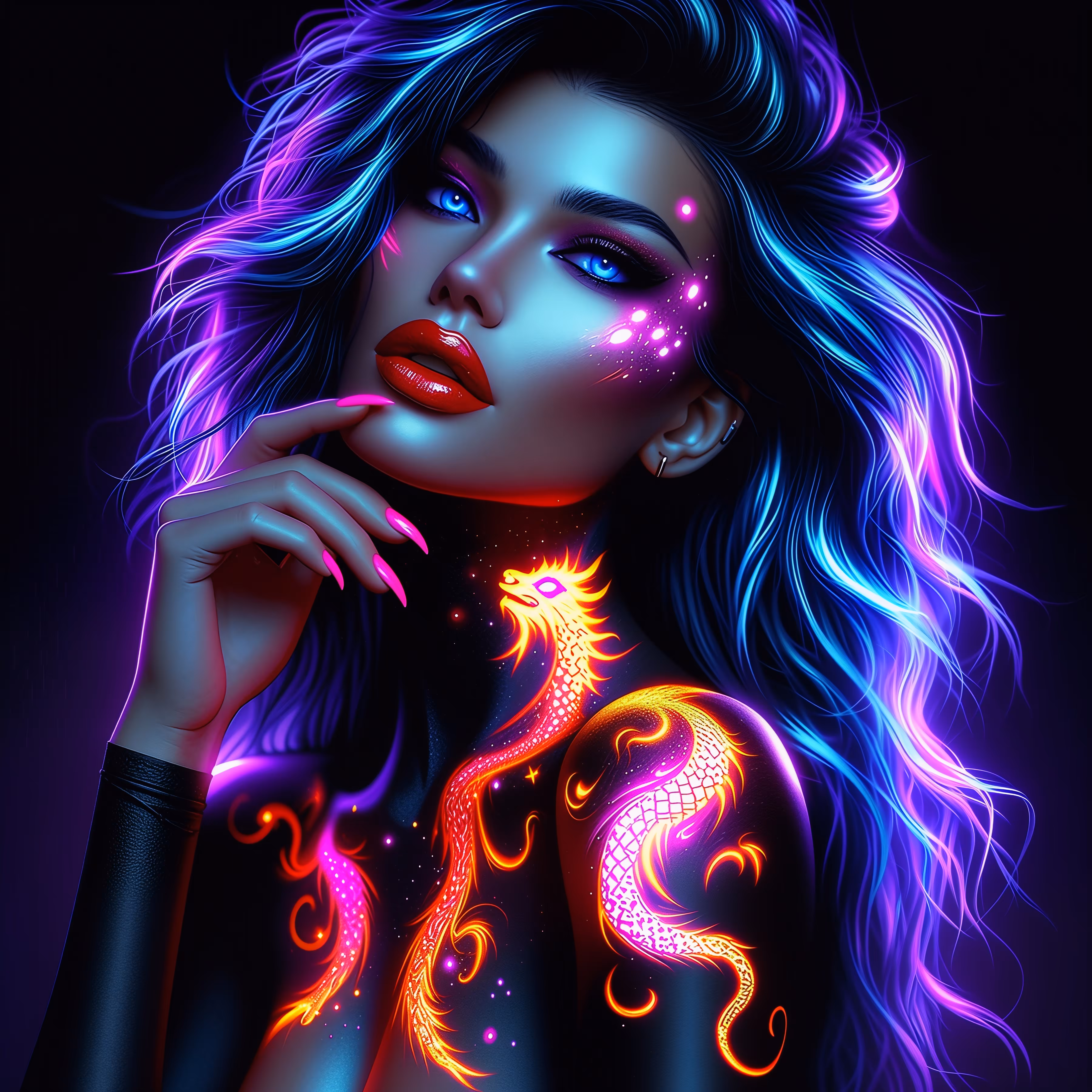 Neon girl