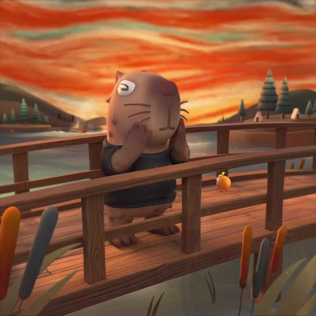 Screaming at sunset_01