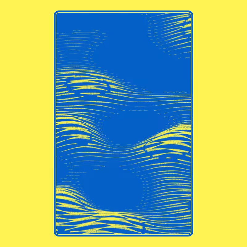 Topographic Playing Card #4