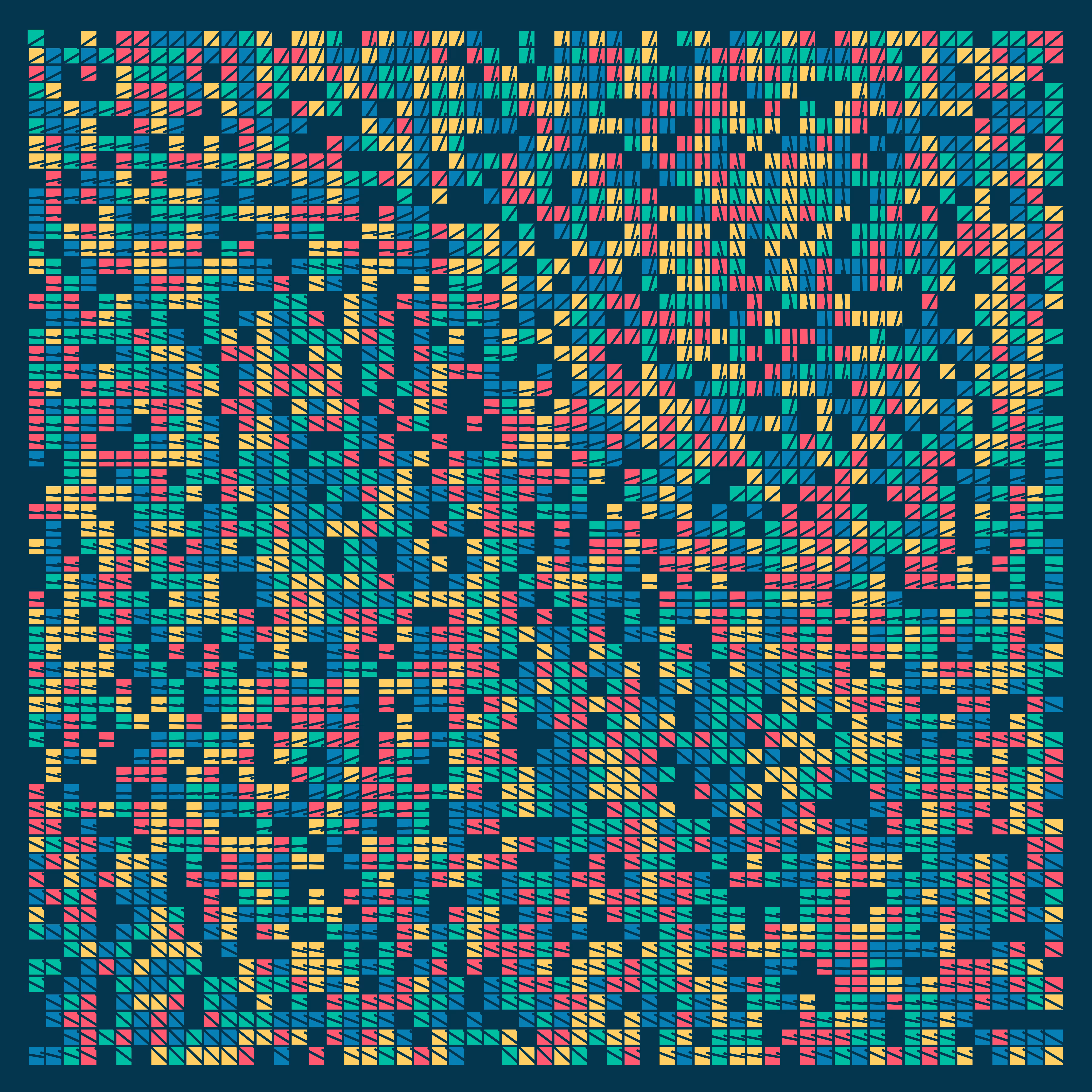 The squares meet a field #2