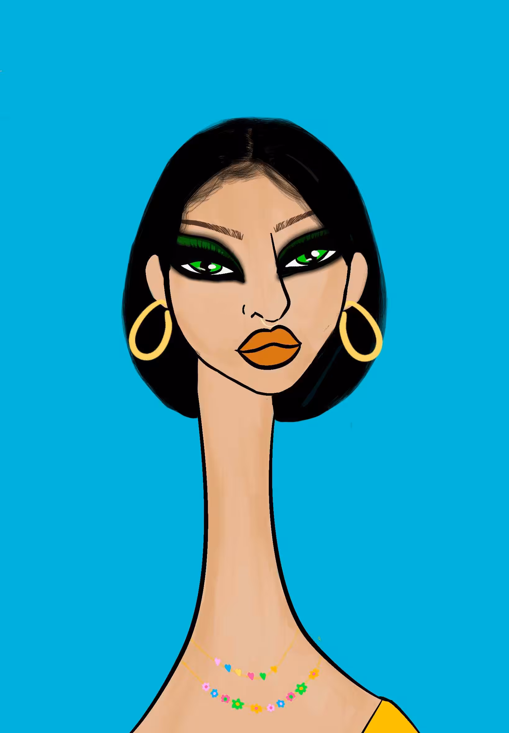 Long Neckie Ladies: Long Neckie Lady #1594