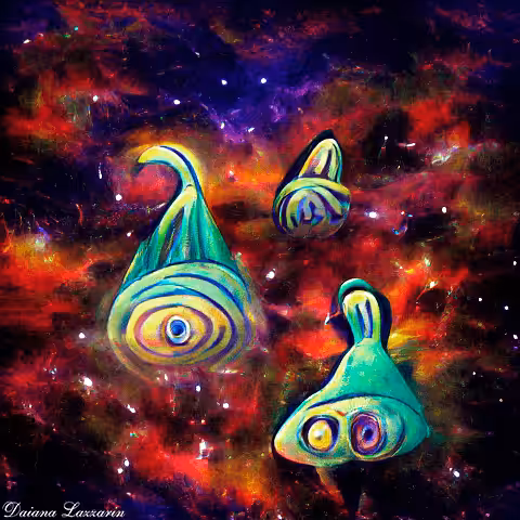 Metamorphosis of celestial aliens I