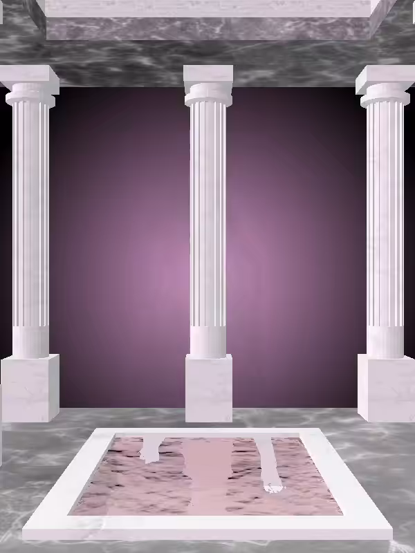 HeavenComputer: The Fading Fragmented Kicking Pastel Pearl Woman #3111