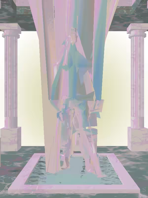 The Phone Calling Pastel Pearl Man #2859