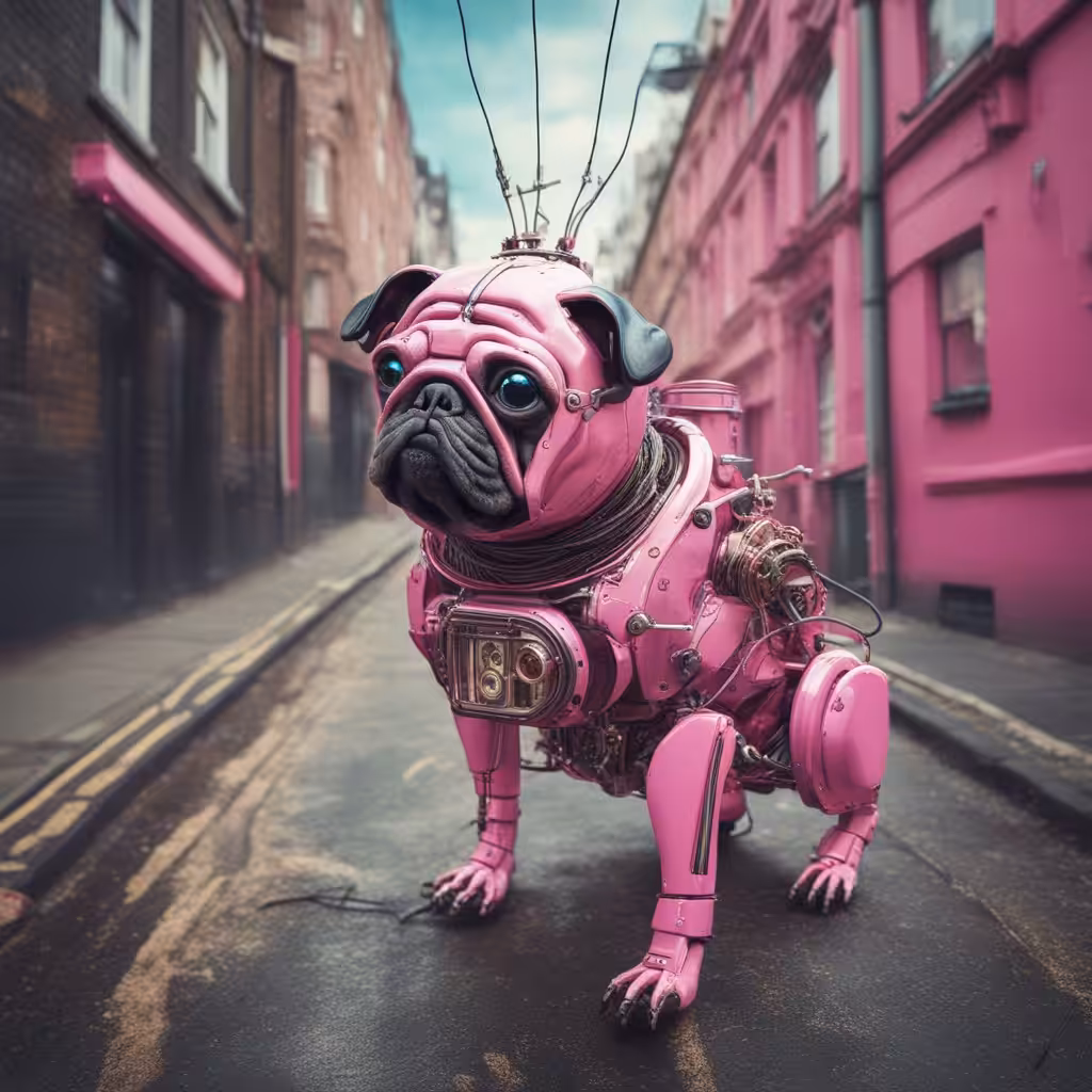 Cyberpunk pug #6