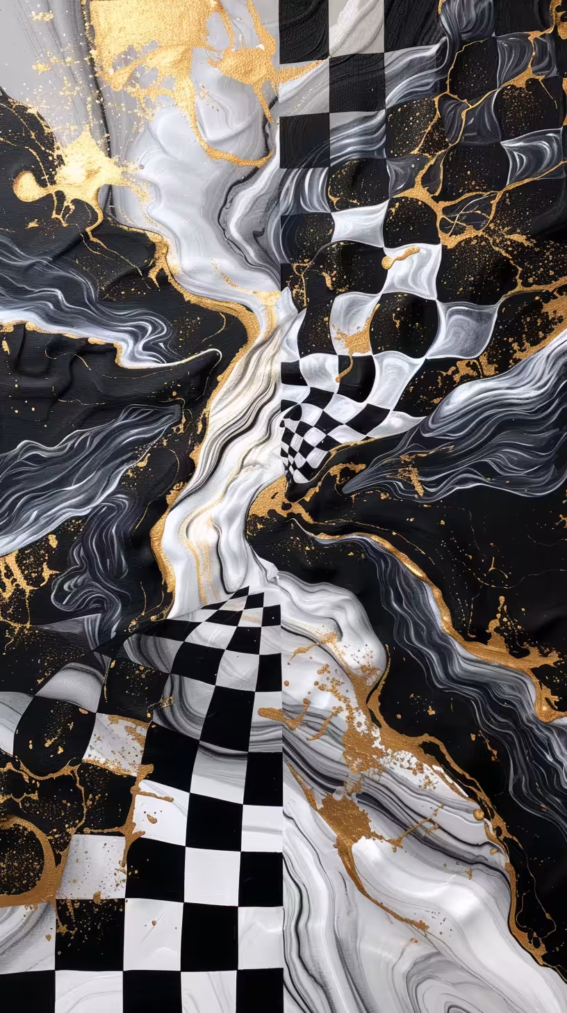 Opulent Oscillations: We sit in the realm where darkness deepens its hold