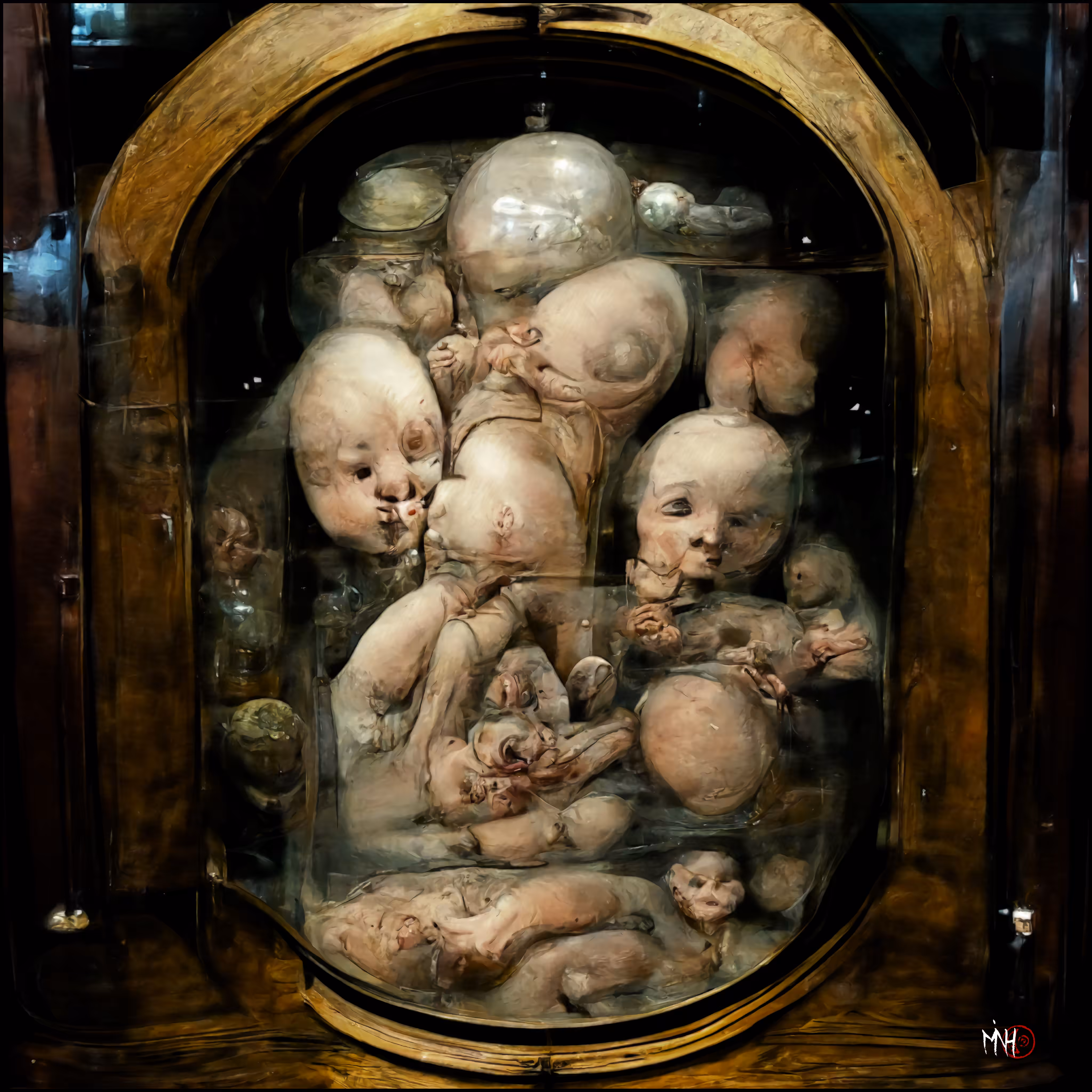 The NøøMuseum memetic curiosity cabinet: Culture de Géno-baigneurs