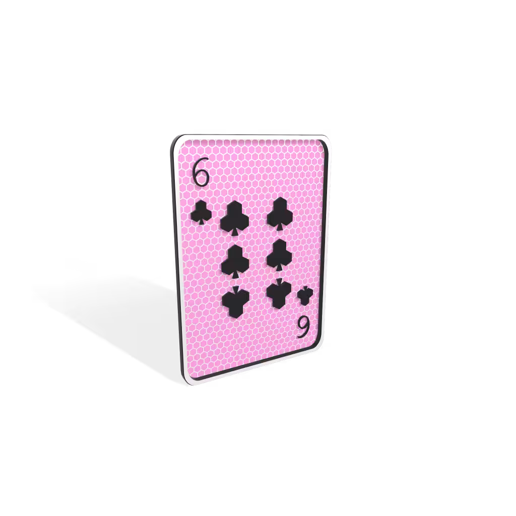 6 of Clubs : Tezicana Playing Cards