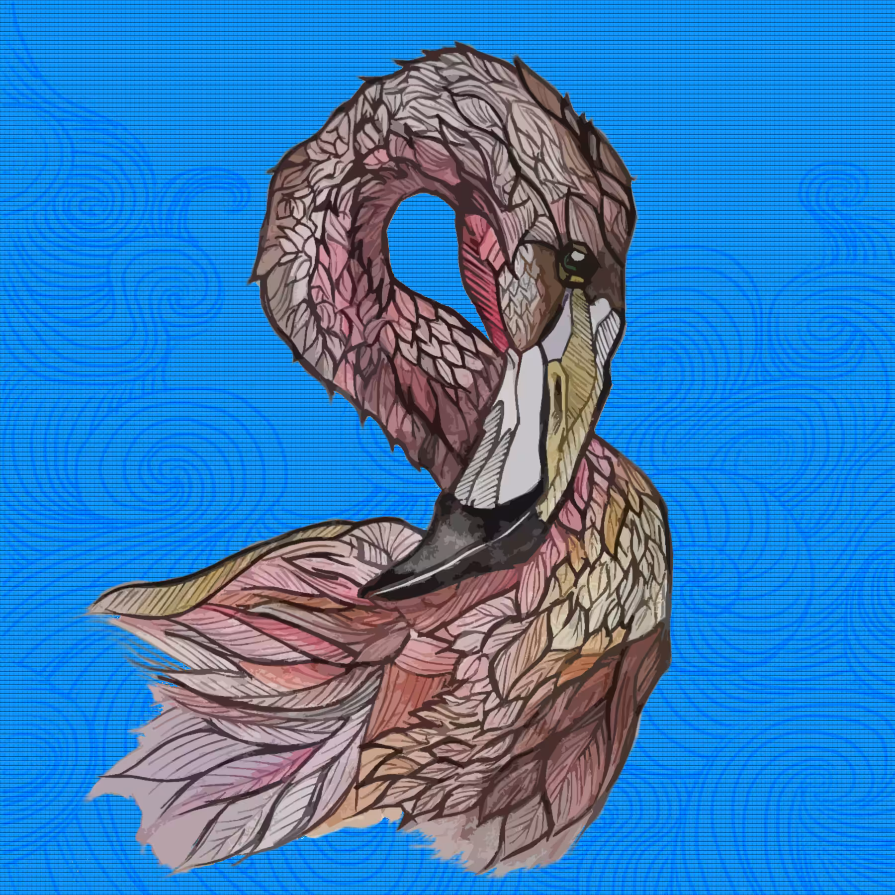 Flamingo: CUTOUT FLAMINGO
