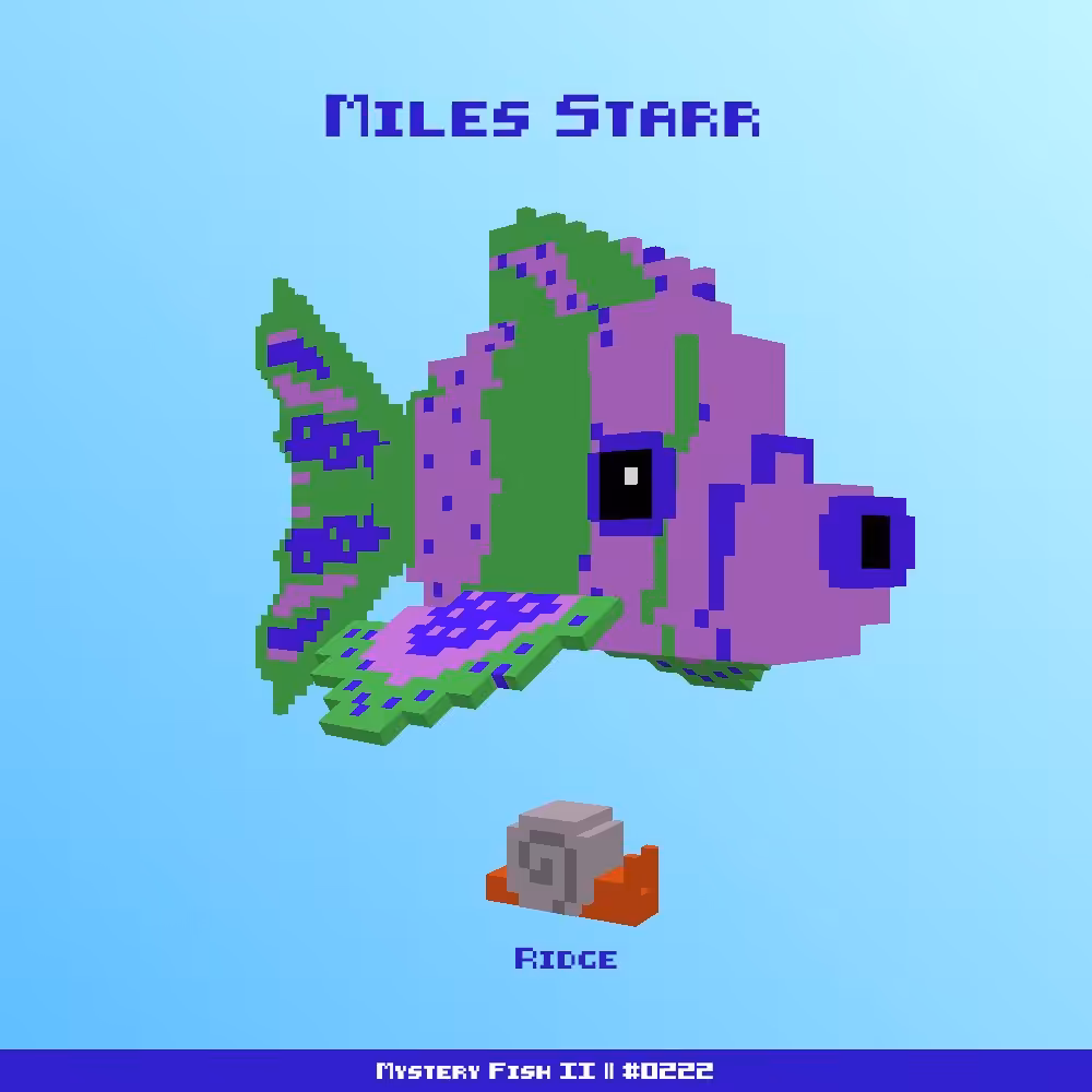 Miles Starr :: Mystery Fish 0222/1000
