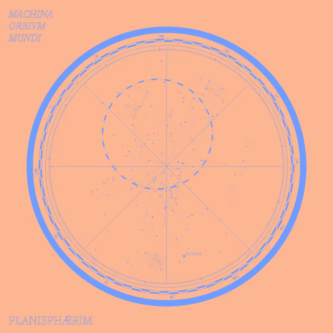 A Fictional Map Of Constellations #69