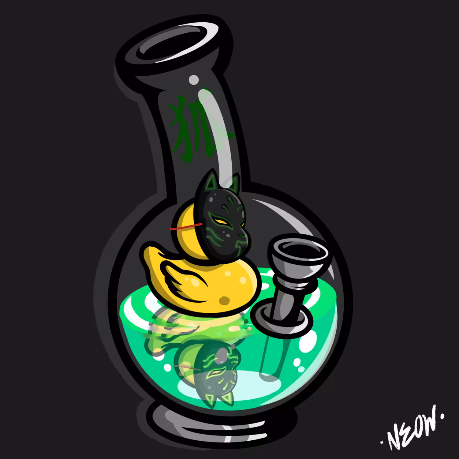 MR.DUCK IN DA BONG: MR.DUCK - Kitsune Neon
