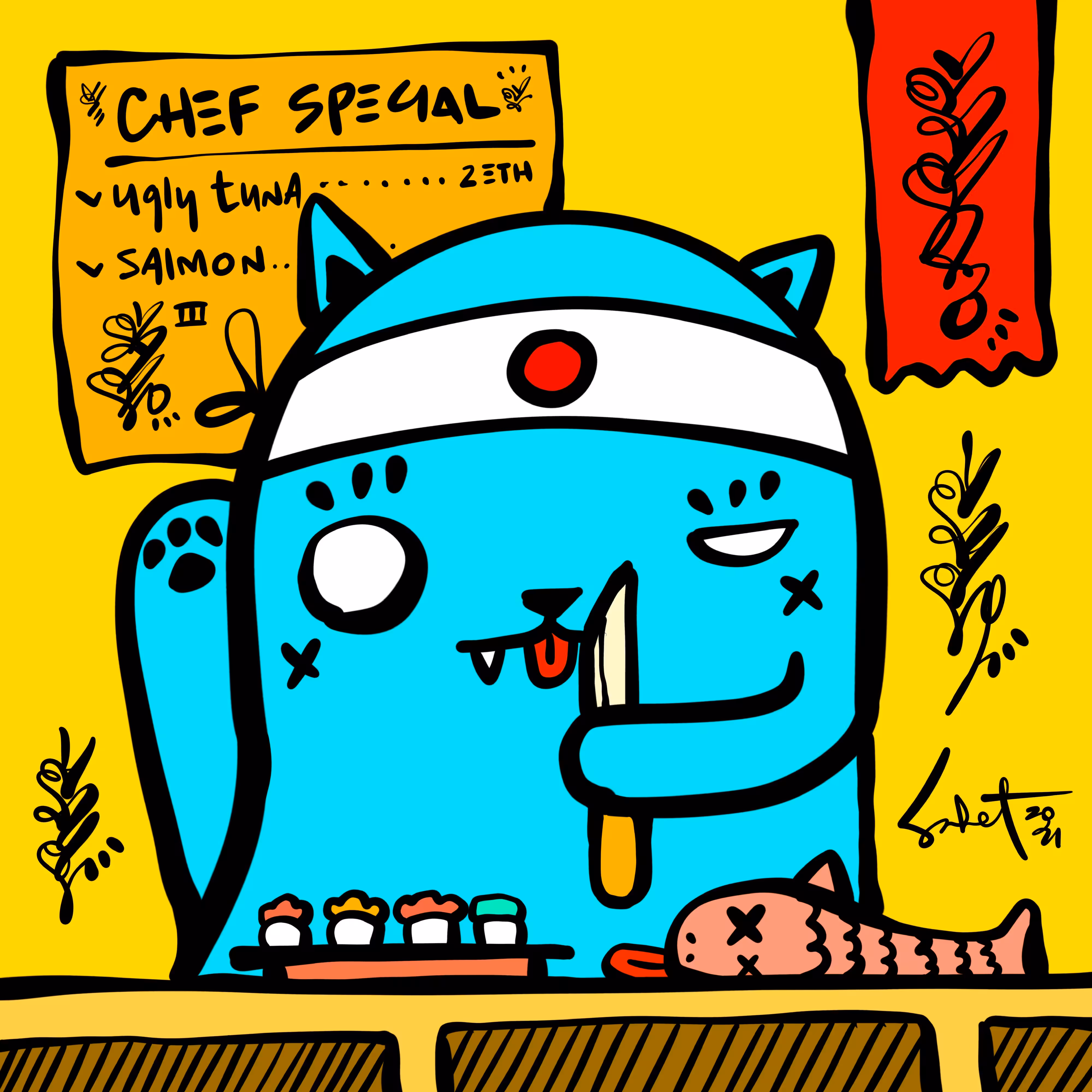 Ugly Kitties by Sabet #142