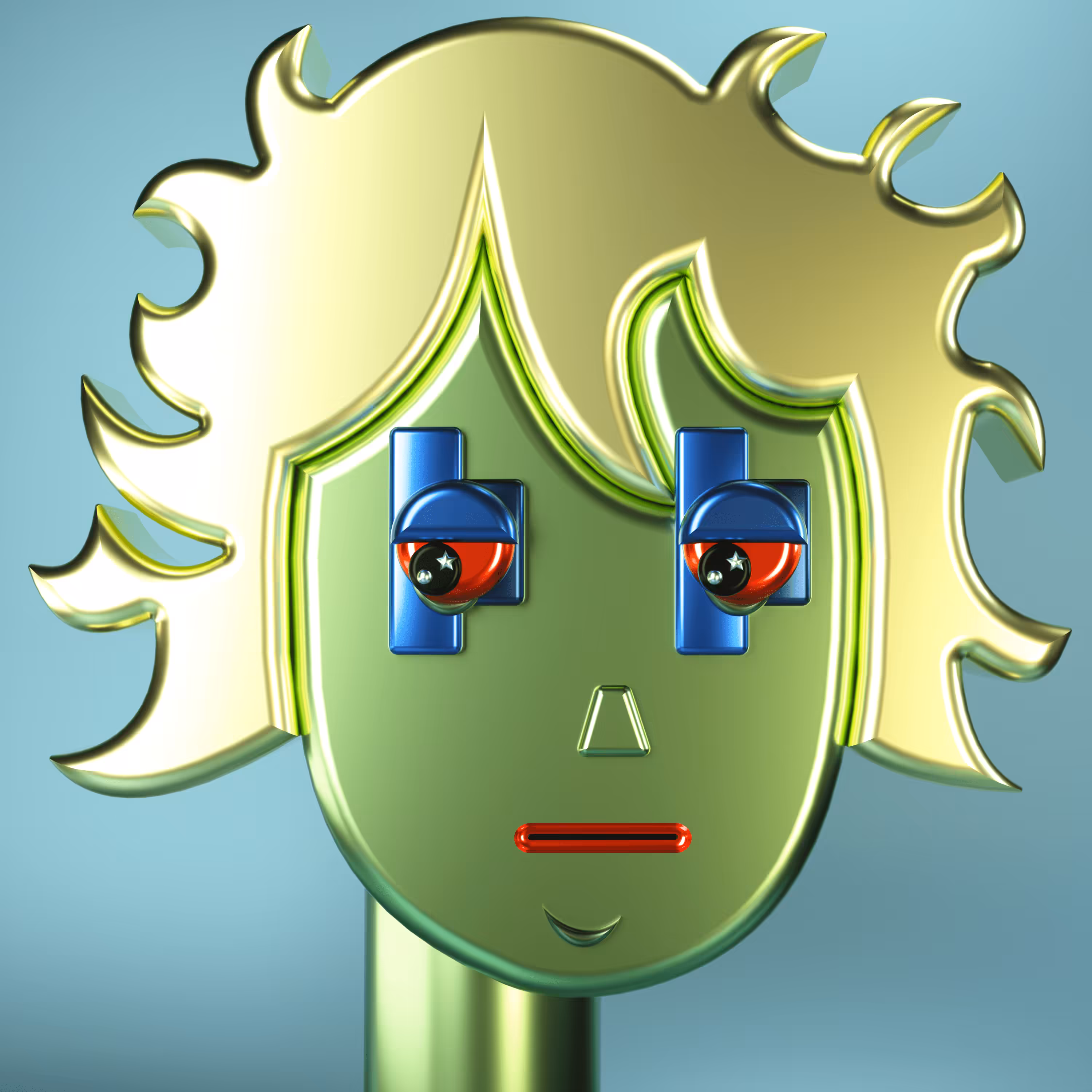 3D Chrome Punk #0507