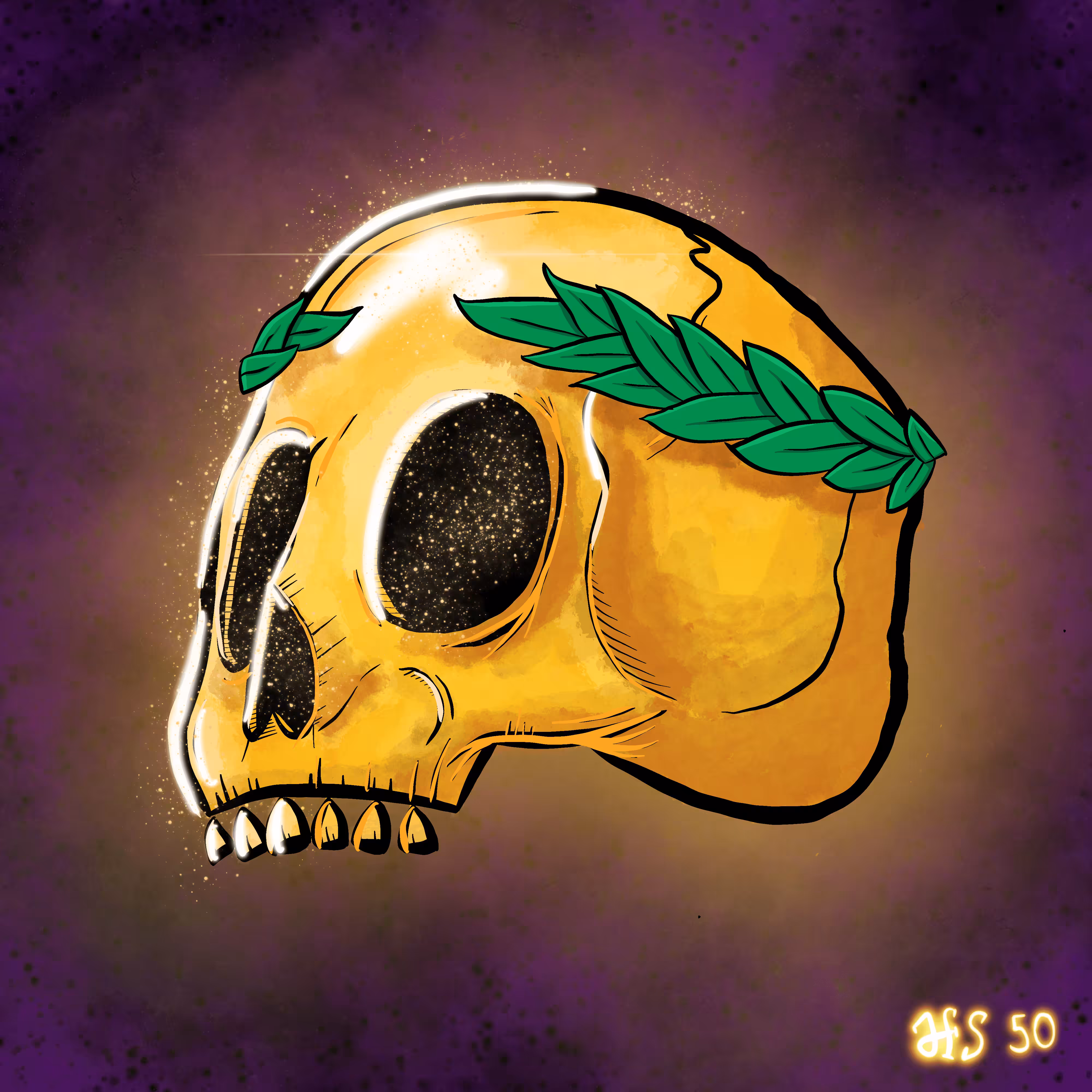 Almost Fancy Skull #50 (laufsblað)