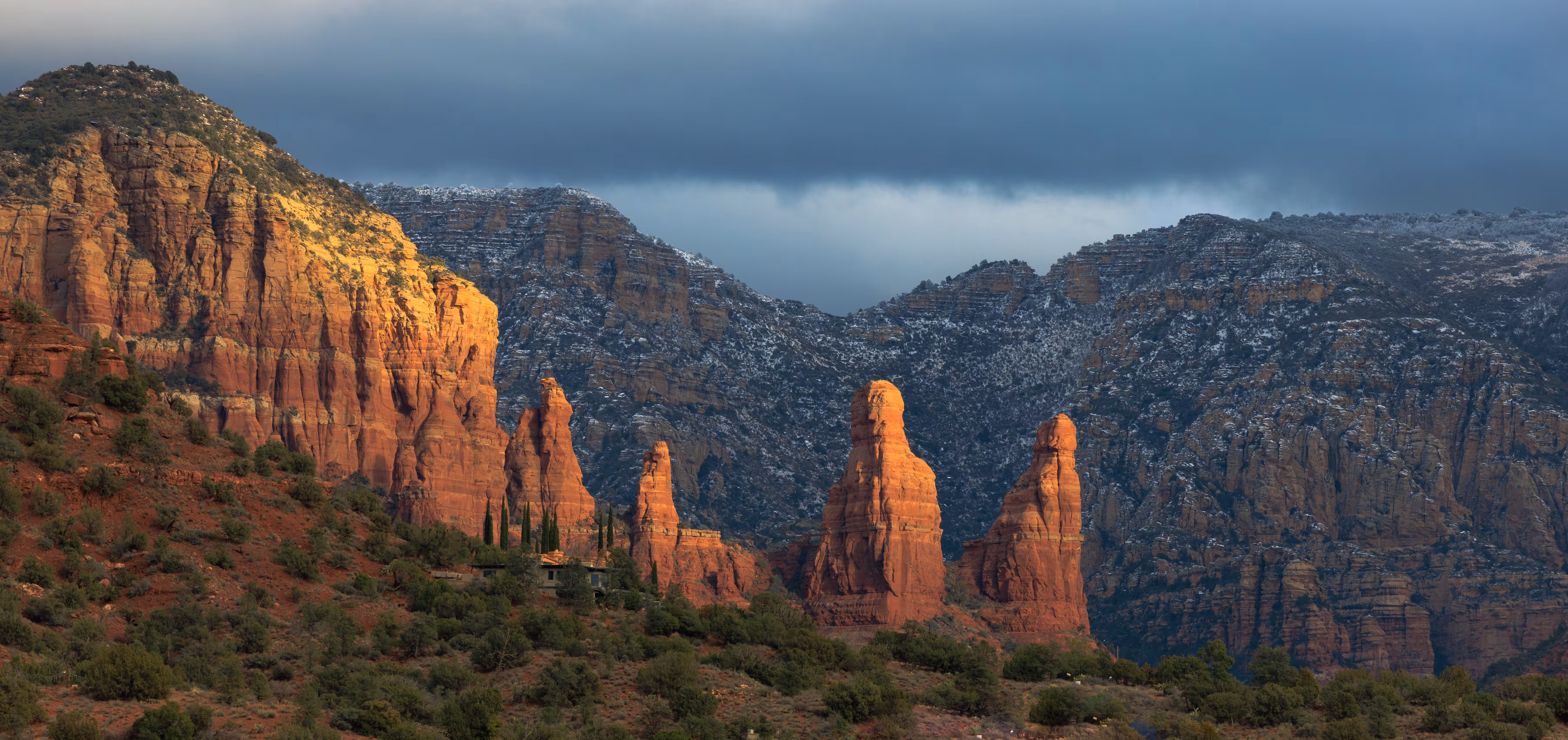 The Nuns at Dusk