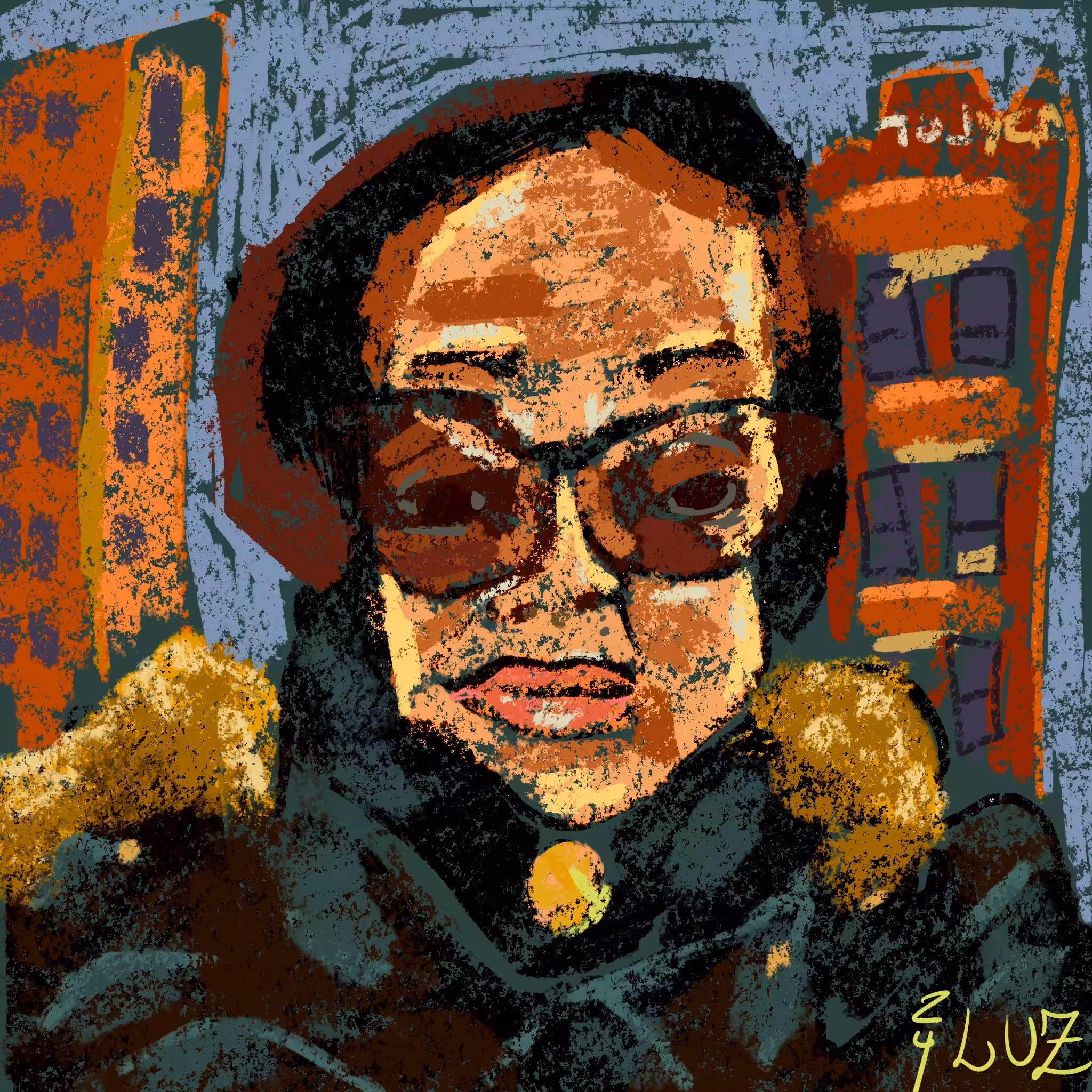 Mid -all Self-portrait