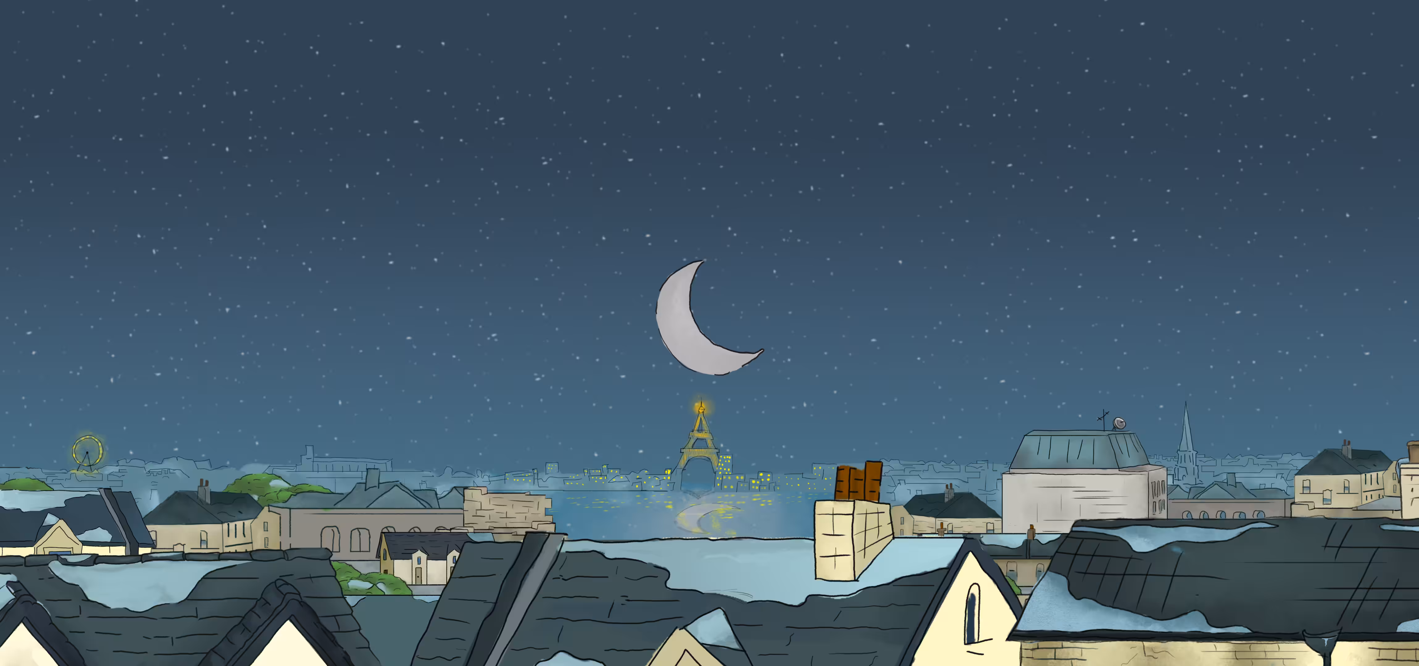 Moonlight in Paris