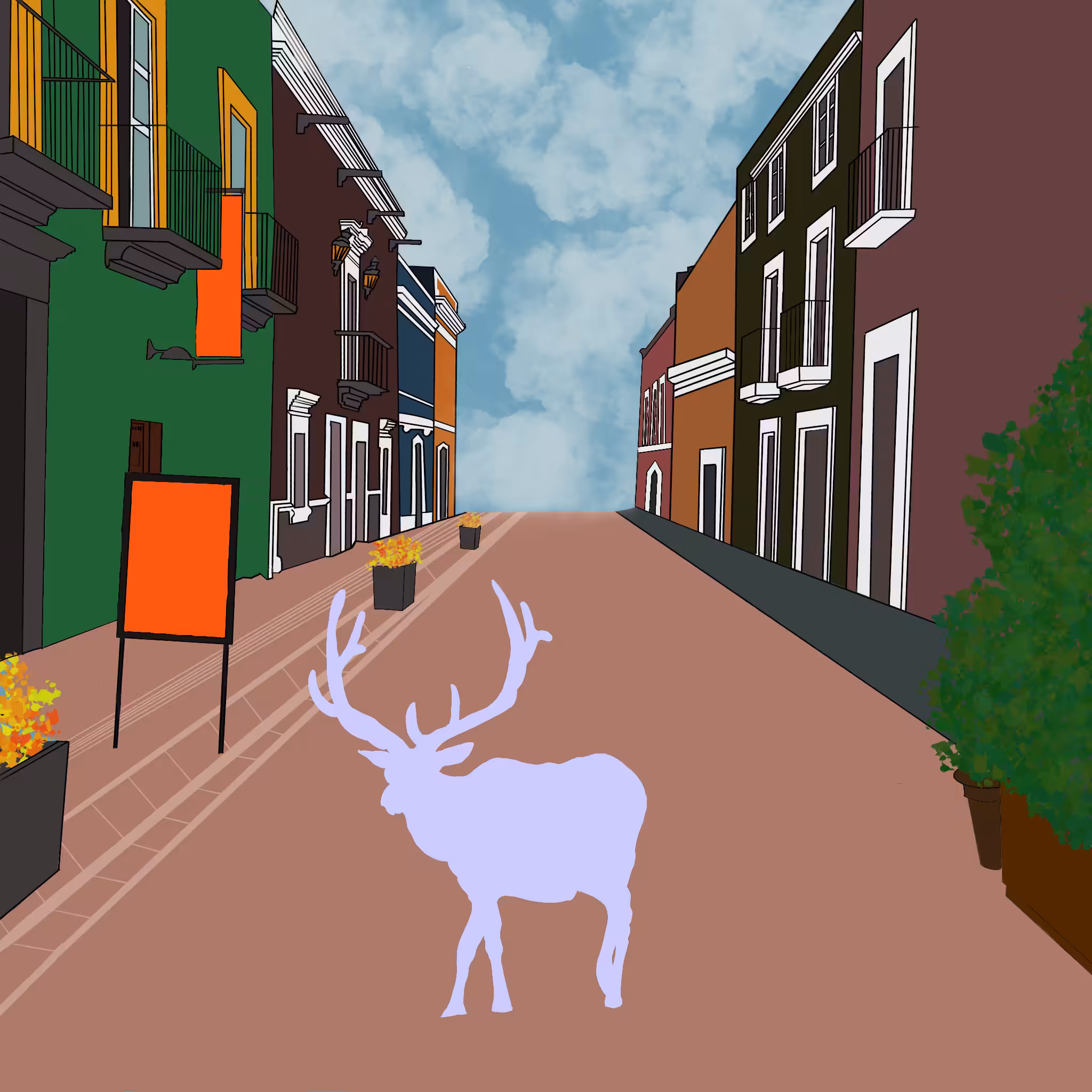 shiny deer!