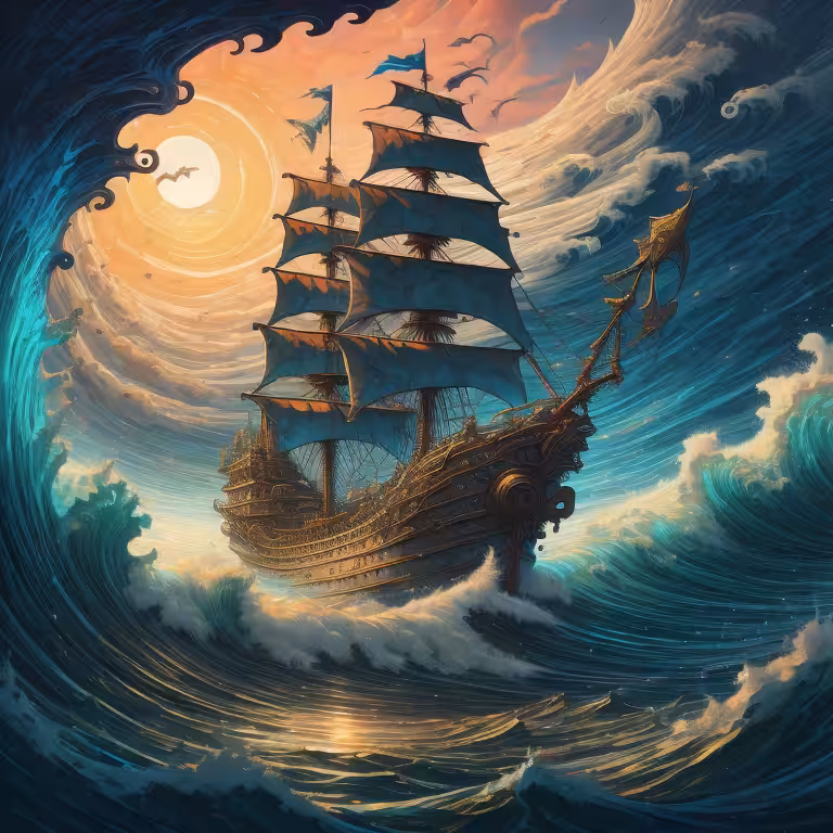 Diverse: Ship in a storm