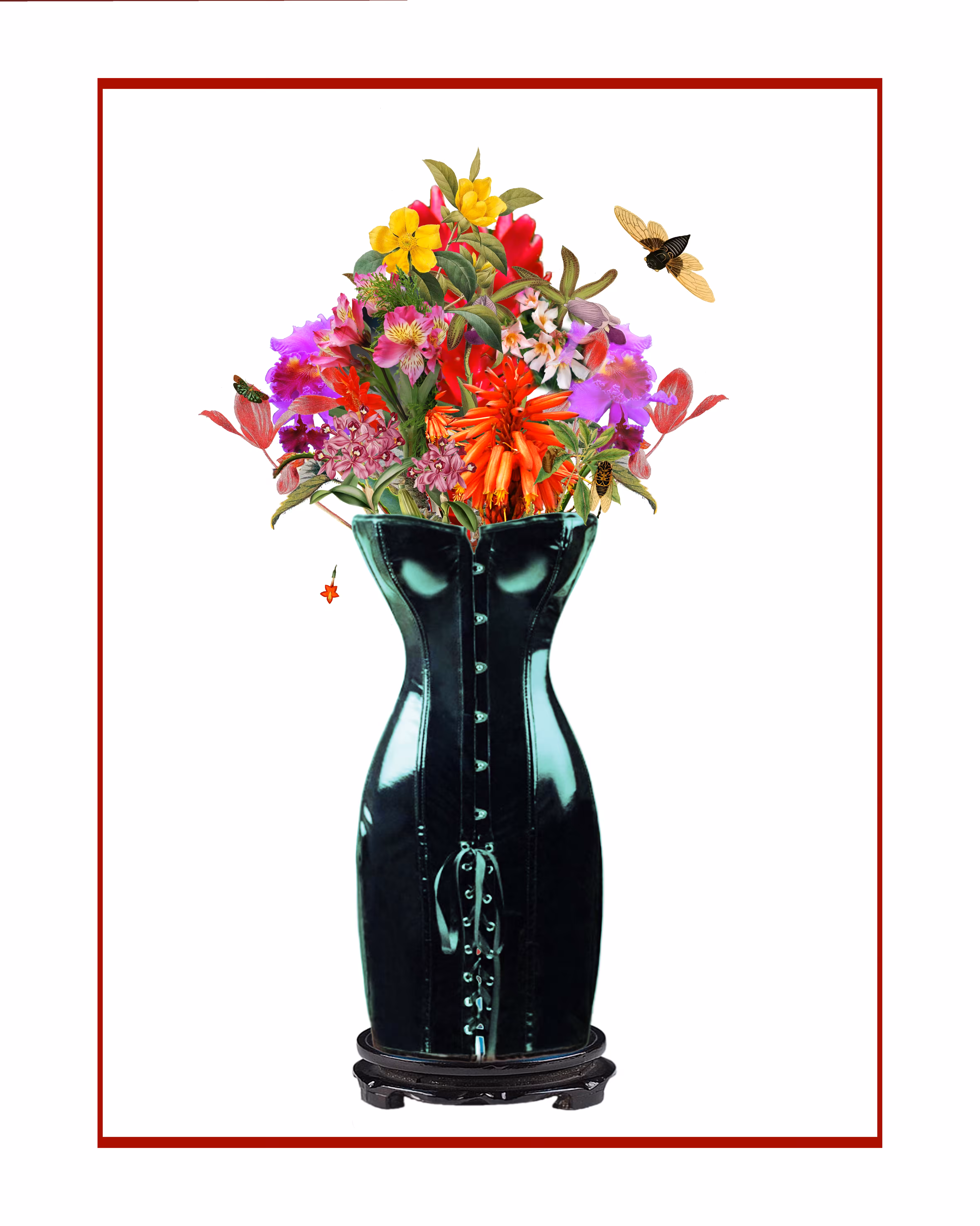 Flower vase (02) Florero