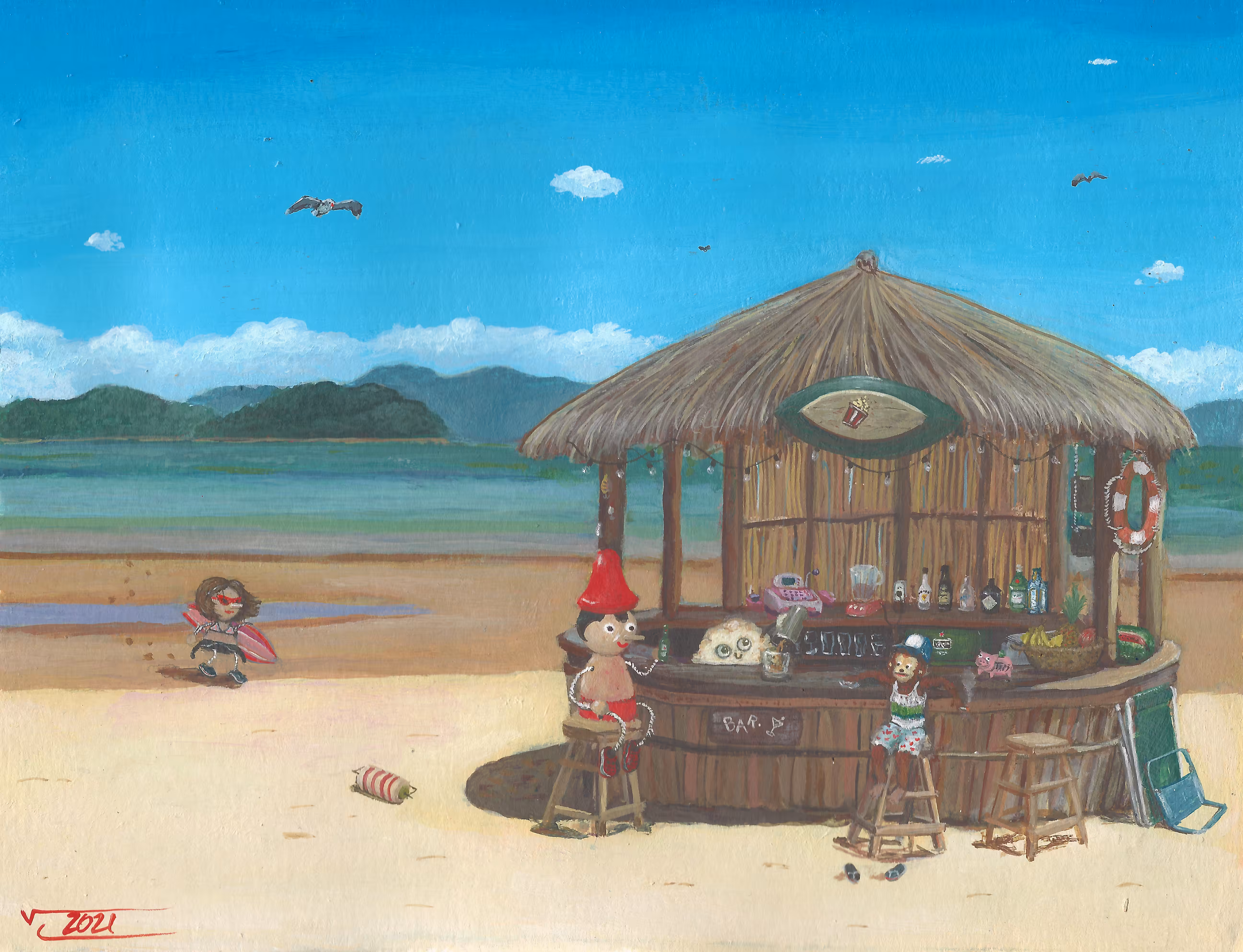 Pochoclin's bar. AC