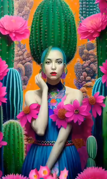 Cactus world kaleidoscope 