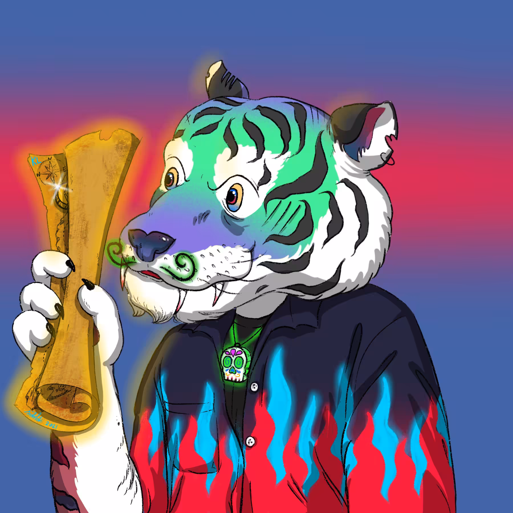 LUNGtiger treasure hunter