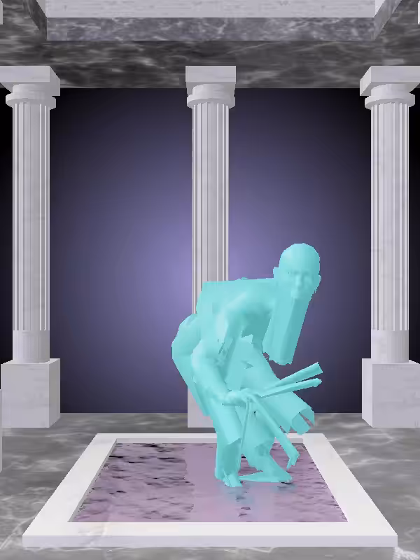 HeavenComputer: The Sneaky Minty Green Woman #4739