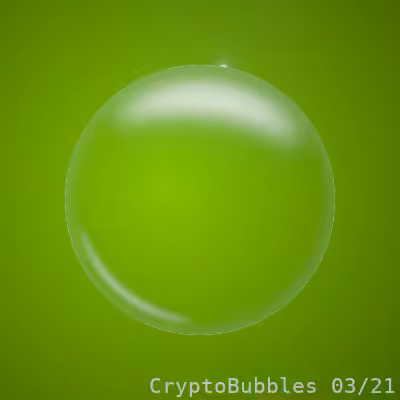 CryptoBubbles - Sheen Green