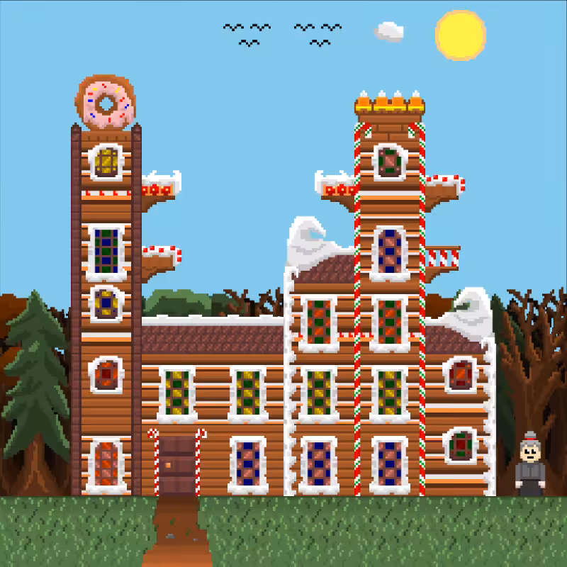 2D Mansion Candy House #50