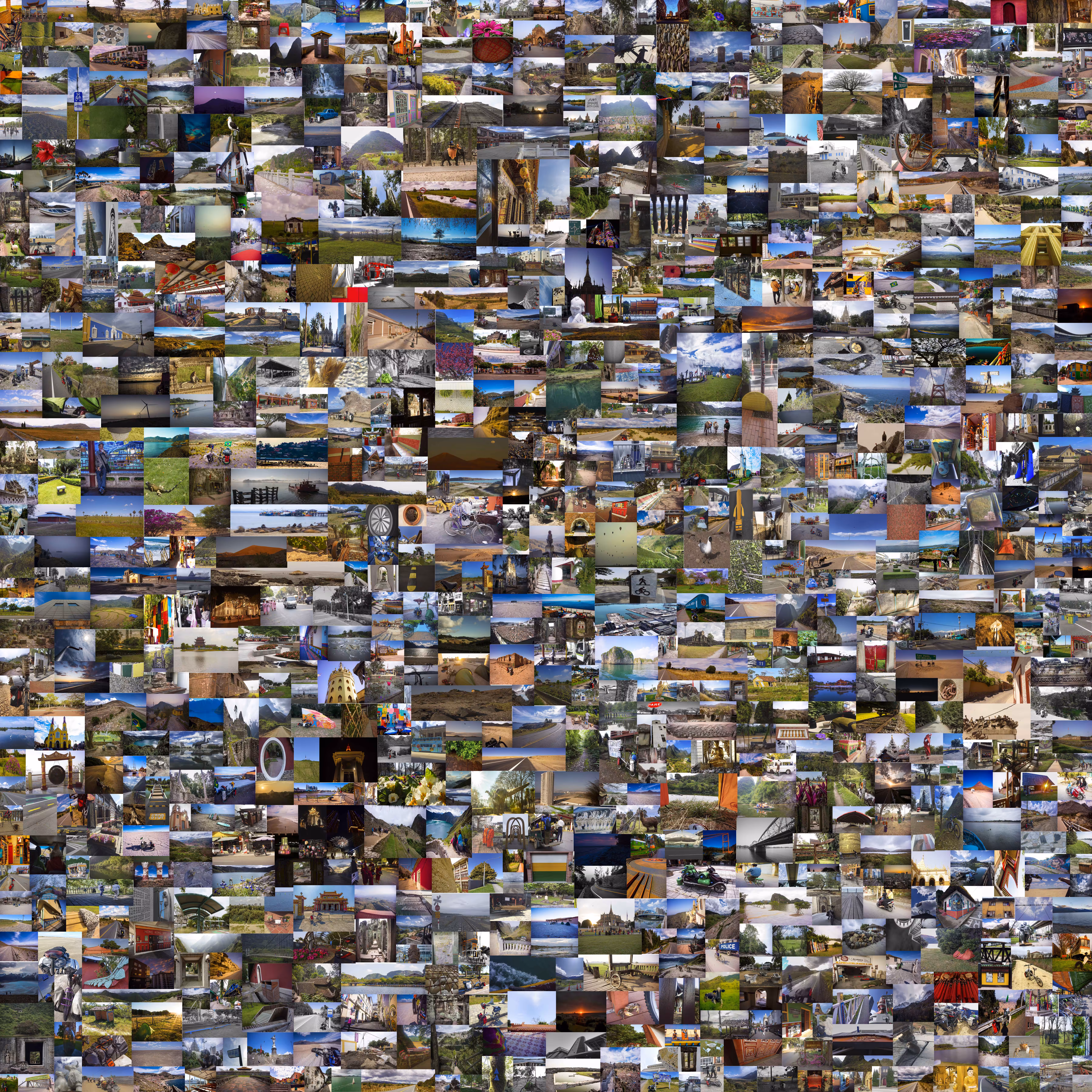 1000 moments in 17 countries